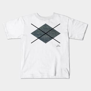 Big denim argyle diamond : Kids T-Shirt